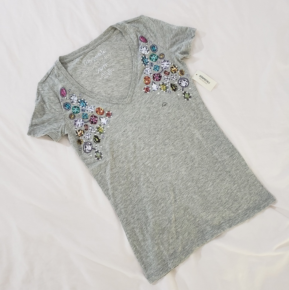 Jr.'s Aeropostale Short Sleeve T-Shirt, Size XS